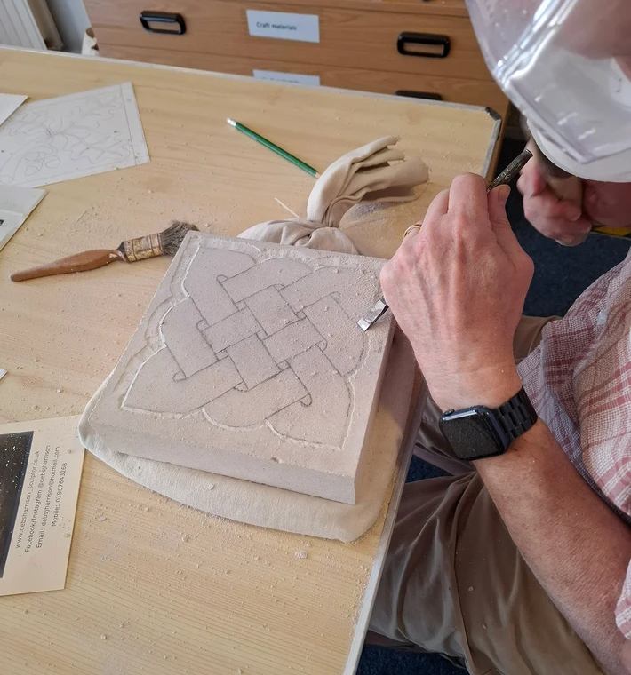 Relief Tile Carving3