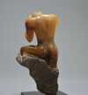 Man In Stone (rear) 47cm X 25cm X 25cm Brown Alabaster