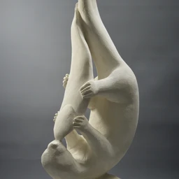 Otter Catching A Fish 1